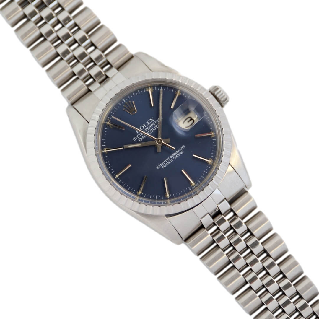 Rolex discount sunburst blue