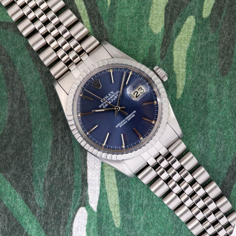 Rolex Datejust Ref. 16030, Rare Blue Sunburst Dial, 1981
