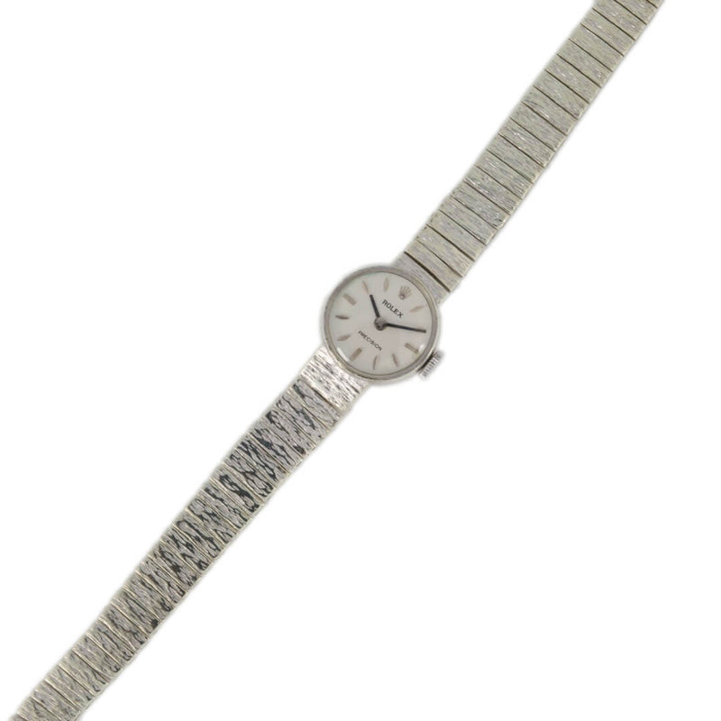 Rolex Ladies Precision, 9k White Gold Bracelet