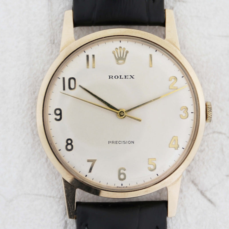Rolex Precision 9k Gold Presentation Watch 1960&