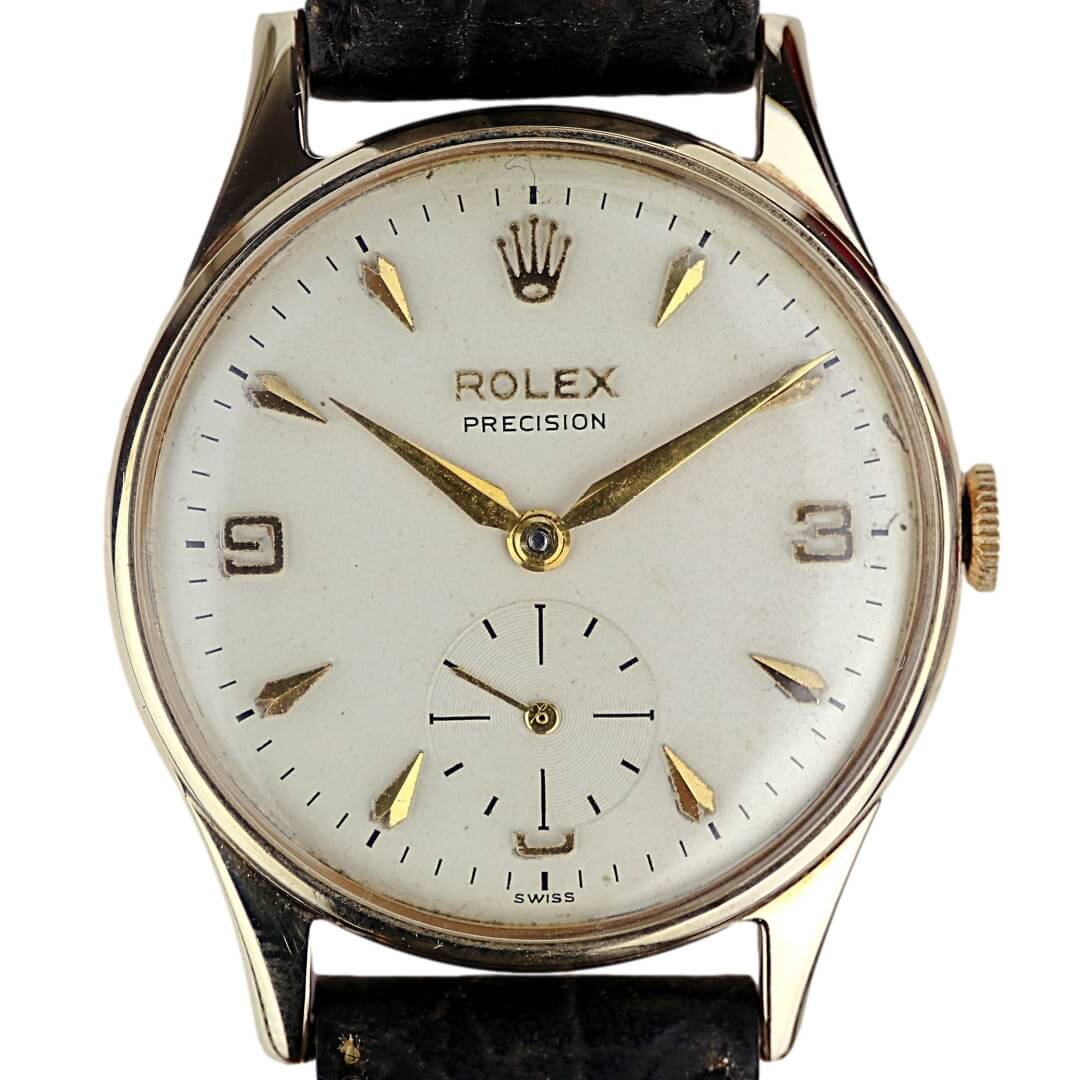 Rolex Precision 9k Gold, 1950
