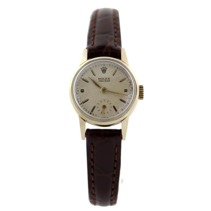Rolex Precision Ref. 4779 9k Gold Ladies Vintage Watch