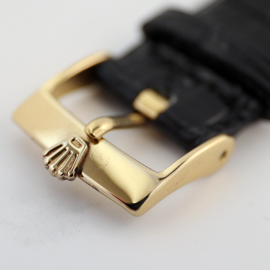 Rolex Shock Resisting 9k Gold, 1960 Vintage Dress Watch