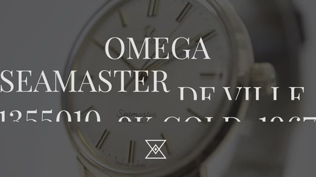 Omega Seamaster de Ville 1355010, 9k Gold, 1967 video