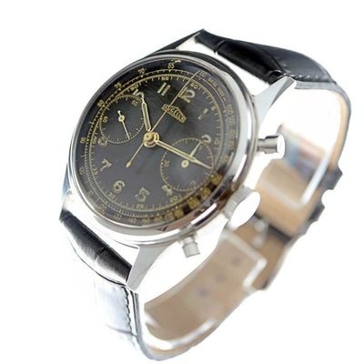 Angelus Chronograph Military Style Cal. 215 Men's Vintage Watch