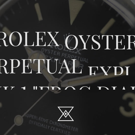 Rolex Oyster Perpetual Explorer 1016 Mk.1 "Frog Dial", 1969 Video