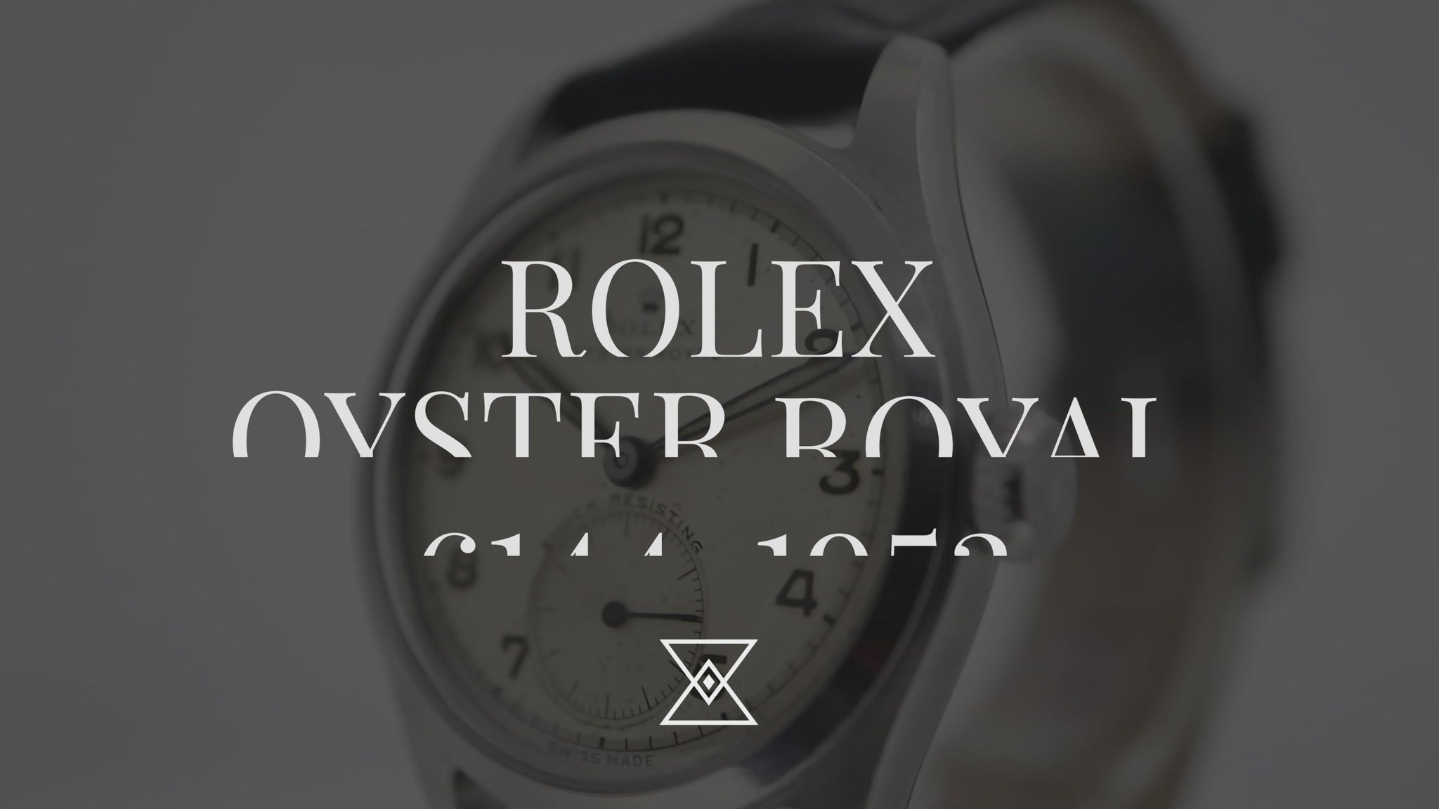 Rolex Oyster Royal 6144 1952 Video