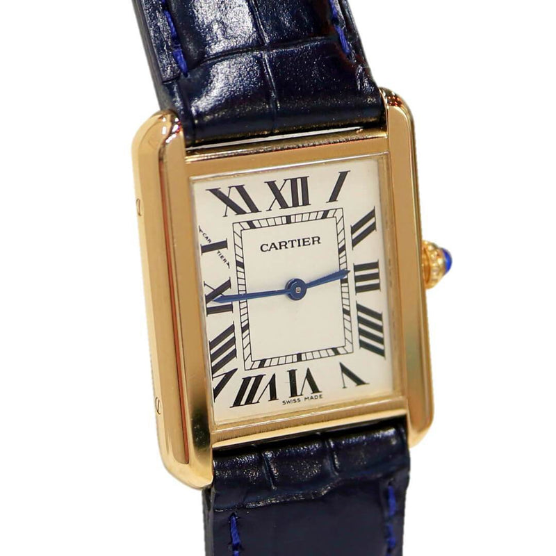 Cartier Tank Solo Ref. 2743 Ladies 18k Gold Vintage Watch