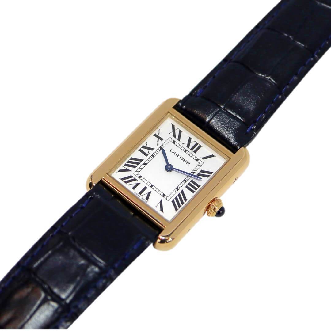 For Her - @cartier Tank Solo in 18k - Watch Works Cerritos