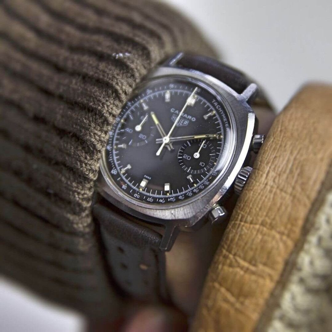 Heuer Camaro 73343 Men's Vintage Watch