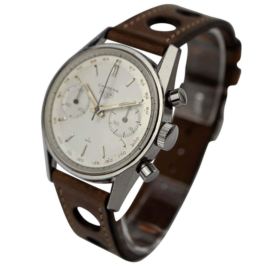 Heuer Carrera 3647T 'Red Tachymetre' Men's Vintage Watch