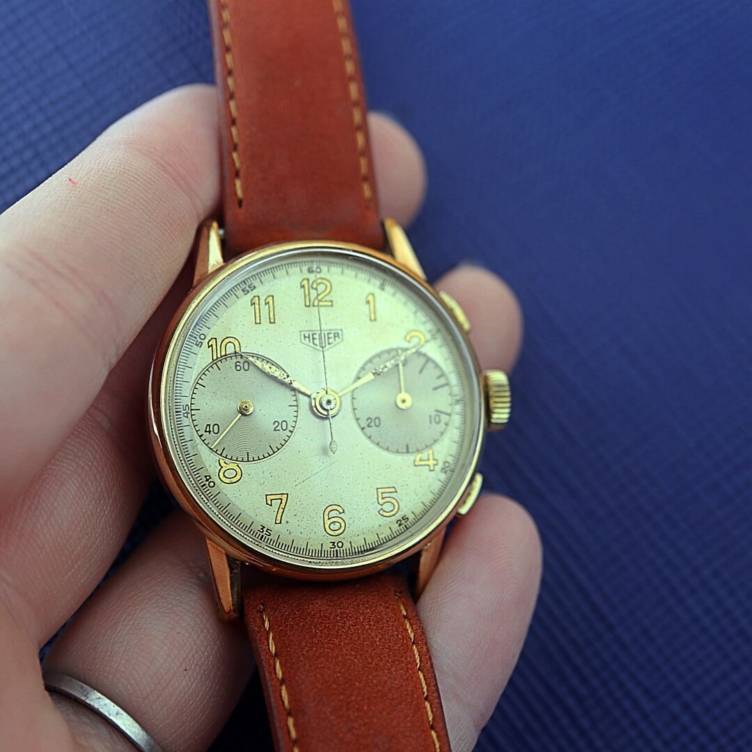 Heuer Chronograph, Circa 1945 Men’s Vintage Watch