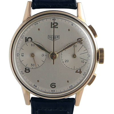 Heuer Ref. 349, Circa 1940’s, Men’s Gold Plated Vintage Watch