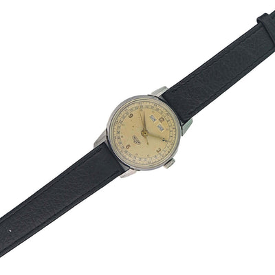 Heuer Triple Calender 1950's Vintage Watch