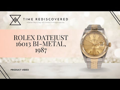 Rolex Datejust 16013 Bi-Metal, 1987