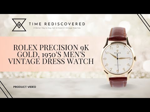 Rolex Precision 9k Gold, 1950&