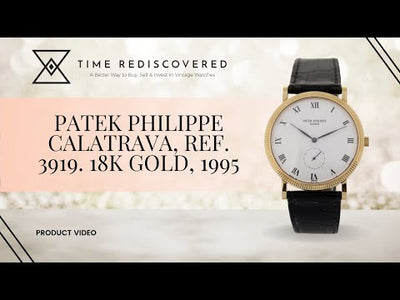 Patek Philippe Calatrava, Ref. 3919, 18k Gold, 1995