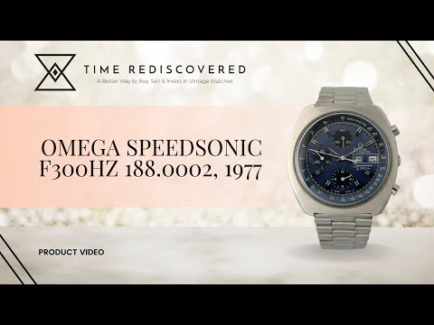 Omega Speedsonic F300hz 188.0002 1977 Men s Vintage Watch