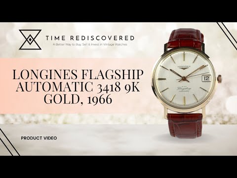 Longines Flagship Automatic 3418 9k Gold 1966