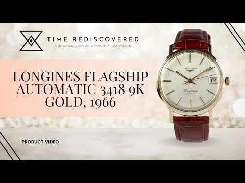 Longines Flagship Automatic ﻿﻿3418 9k Gold, 1966