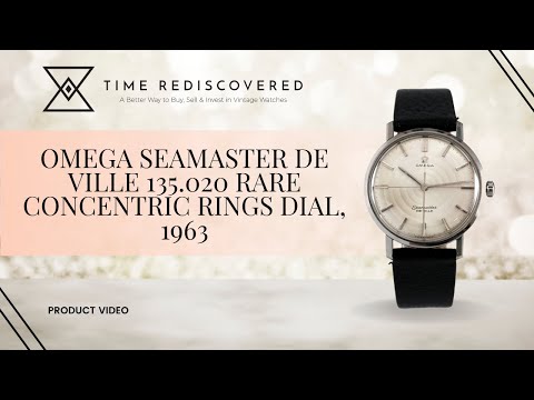 Omega Seamaster de Ville 135.020 Rare Concentric Rings Dial, 1963