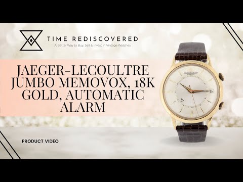 Jaeger-LeCoultre Jumbo Memovox, 18k Gold, Automatic Alarm