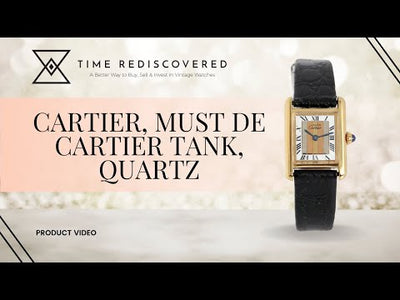 ﻿﻿Cartier, Must de Cartier Tank, Quartz