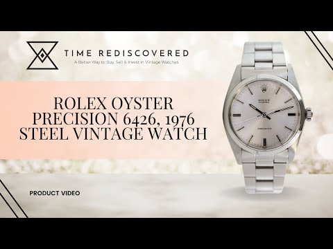 Rolex Oyster Precision 6426, 1976 Steel Vintage Watch