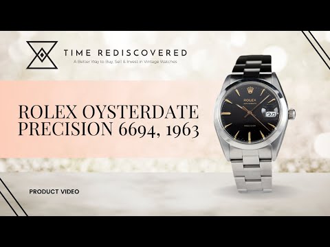﻿﻿Rolex Oysterdate Precision 6694, 1963
