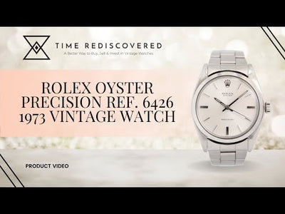 Rolex Oyster Precision Ref. 6426, 1973, Vintage Watch