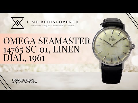 Omega Seamaster 14765 SC 01, Linen Dial, 1961 – Time Rediscovered