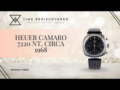 Heuer Camaro 7220 NT, Circa 1968﻿