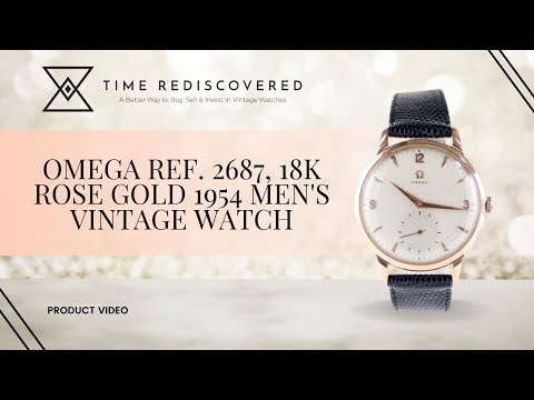 Omega Ref. 2687, 18k Rose Gold 1954 Men&