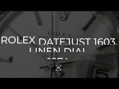 Rolex Datejust 1603, Linen Dial, 1974 Video