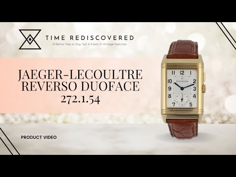 Jaeger LeCoultre Reverso Duoface 272.1.54 Vintage JLC Reverso Duo