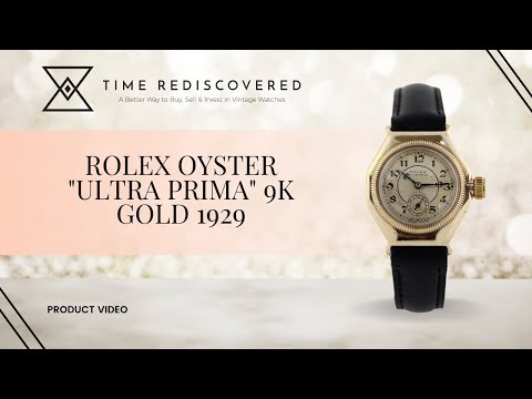 Rolex Oyster "Ultra Prima" 9k Gold 1929