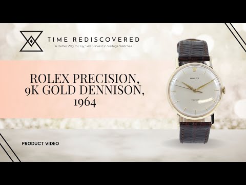 Rolex Precision, 9k Gold Dennison, 1964