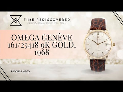 Omega Genève 161/25418, 9k Gold, 1968