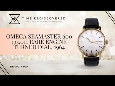 Omega Seamaster 600 135.011 Rare Engine Turned Dial, 1964