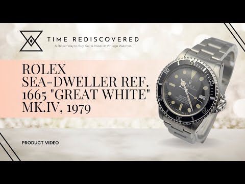 Rolex Sea-Dweller Ref. 1665 "Great White" Mk.IV, 1979 VIDEO