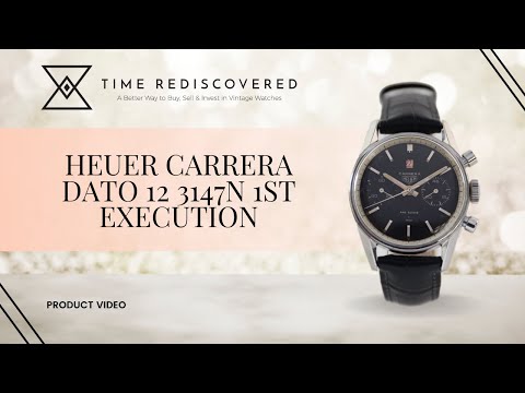 Heuer Carrera Dato 12 3147N, 1st Execution