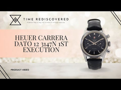 Heuer Carrera Dato 12 3147N, 1st Execution