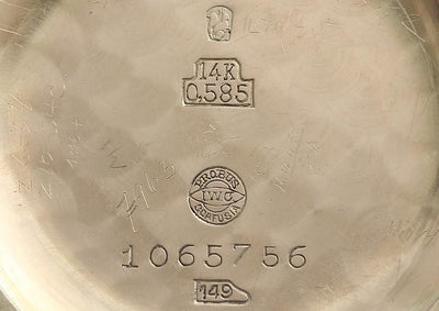IWC Calibre 61 1940's 14kt Gold Men's Vintage Watch