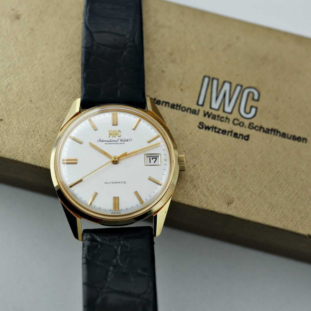 IWC Ref. 1810, NOS, 18k Gold 1978 Men's Vintage Watch