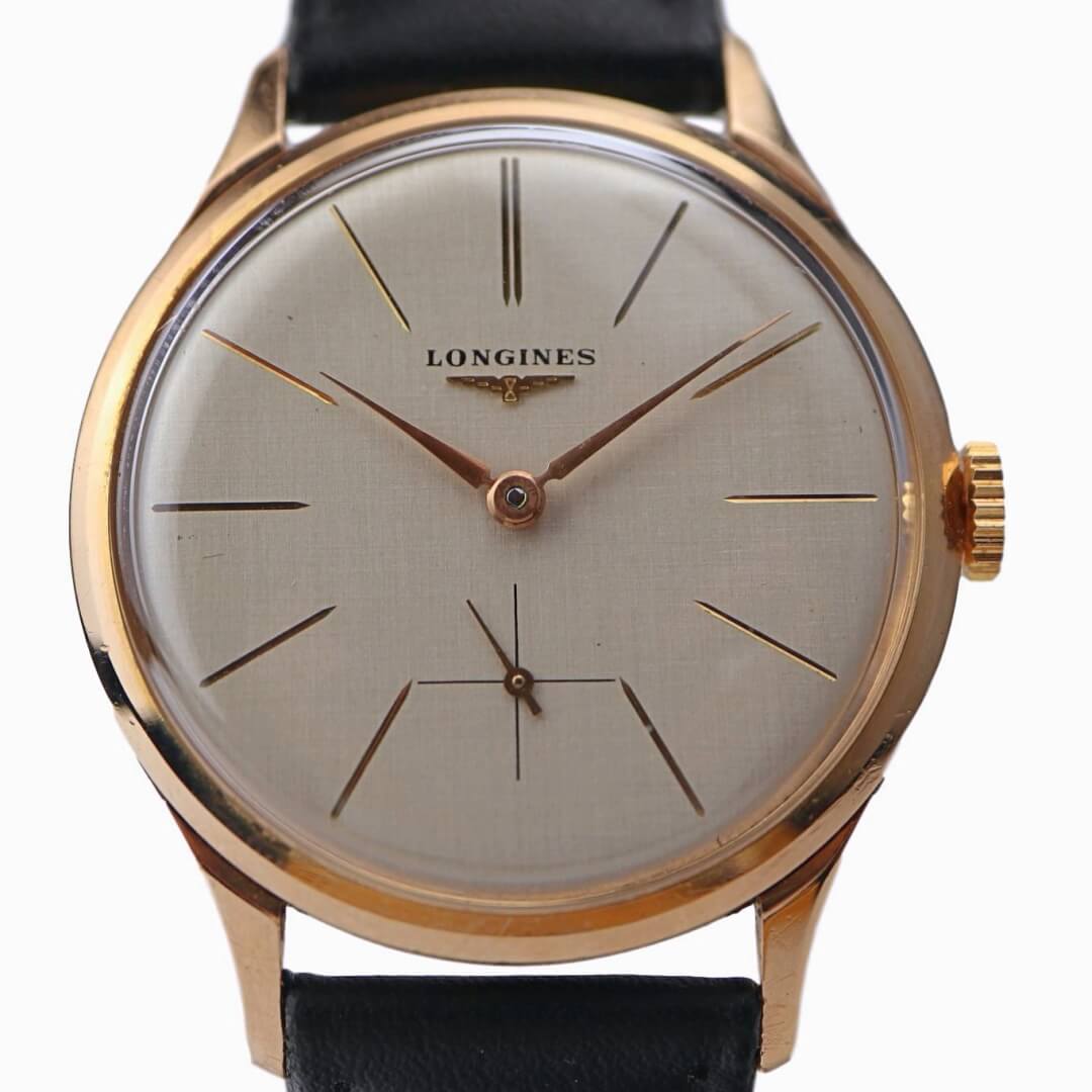 Longines 1960 18k Rose Gold Men's Vintage Watch