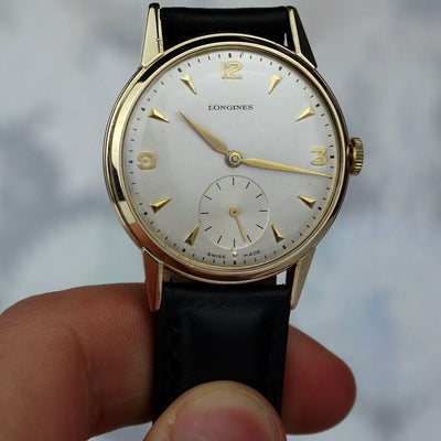 Longines 9k Gold, 1952 Vintage Watch