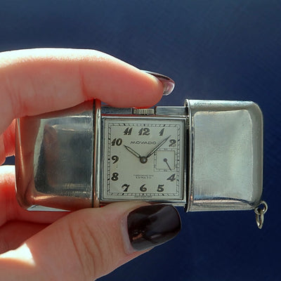 Movado Chronometer "Ermeto" travel clock