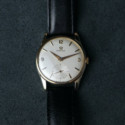 Omega 9ct Gold, Dennison Case, 1960 Men's Vintage Watch