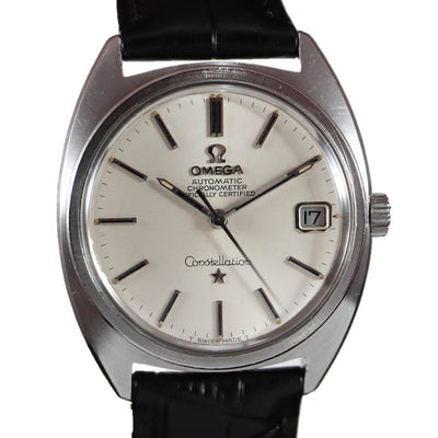 Omega Constellation “C” Chronometer Ref. 168.017 steel men's vintage watch, circa 1968 1969