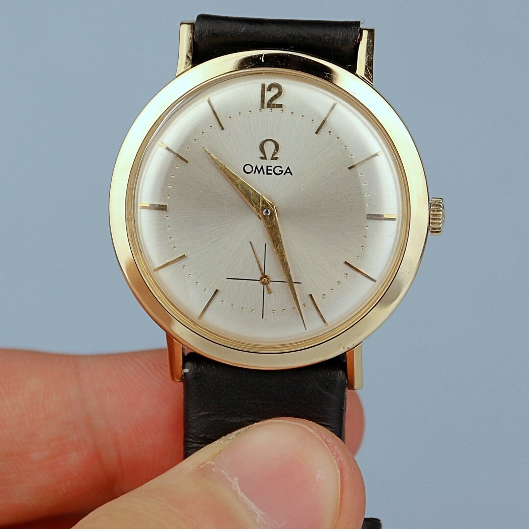 Omega D A Case 18k Gold 1955